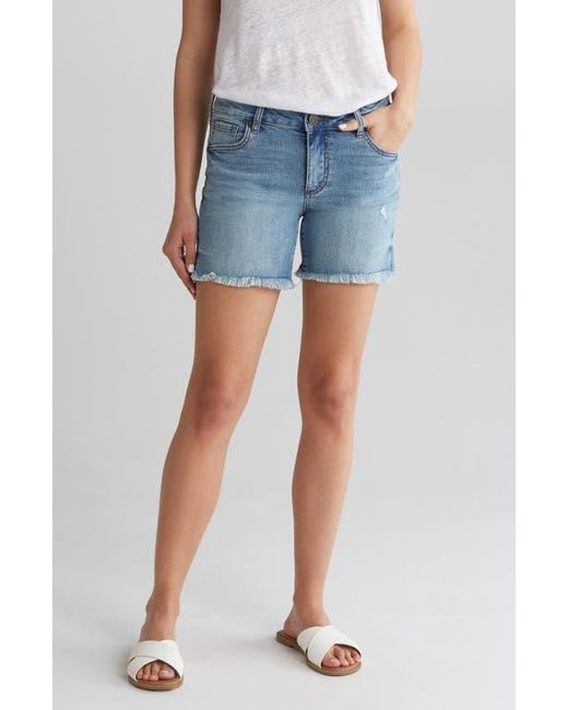 Kut From The Kloth Blue Kitty Cutoff Denim Shorts