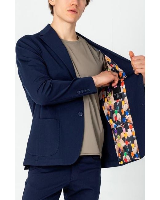 Ron Tomson Blue Dinner Jacket for men