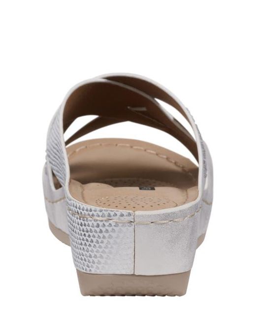 Gc Shoes White Soraya Wedge Sandal