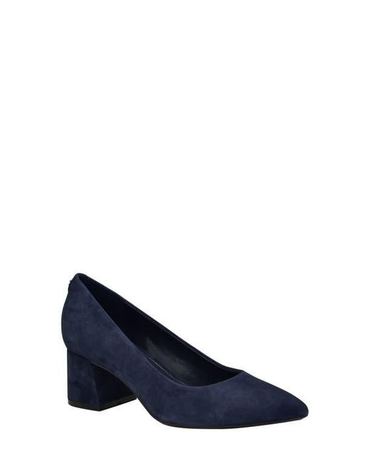 Calvin Klein Blue Lenott Pointed Toe Pump