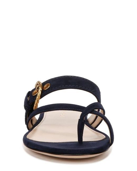 Veronica Beard Black Salva Slide Sandal