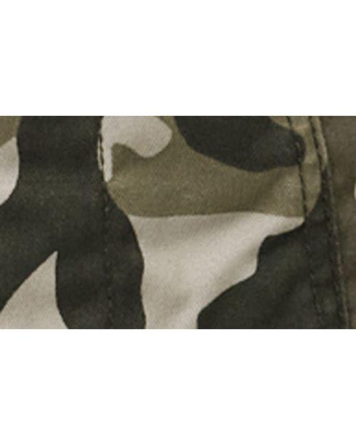 True Religion Gray Camo Shirt Jacket