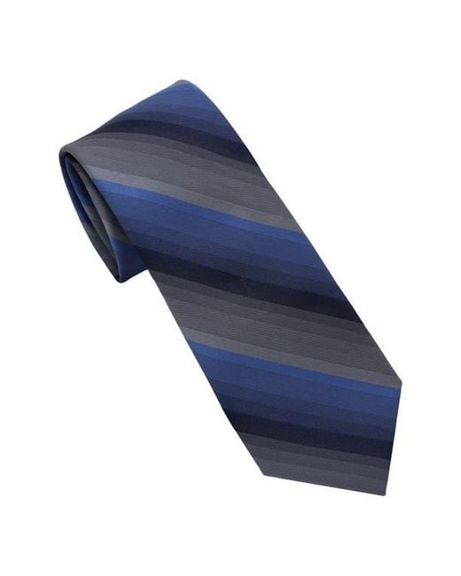 DKNY Blue Bold Stripe Tie for men