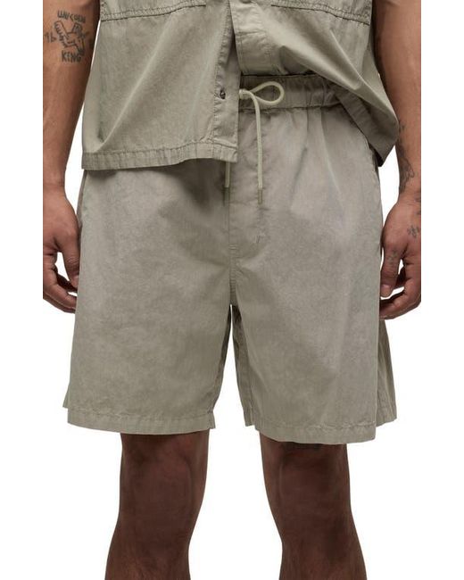 Hudson Natural Cotton Blend Drawstring Shorts for men