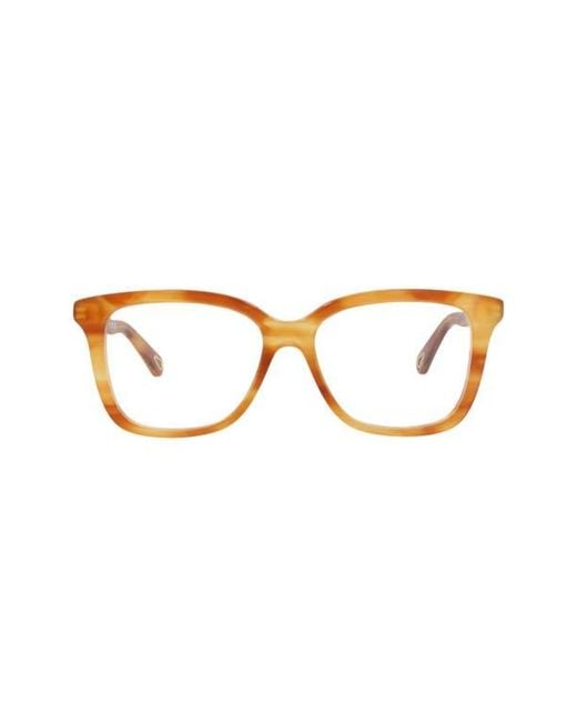 Chloé Brown 52Mm Rectangular Optical Glasses