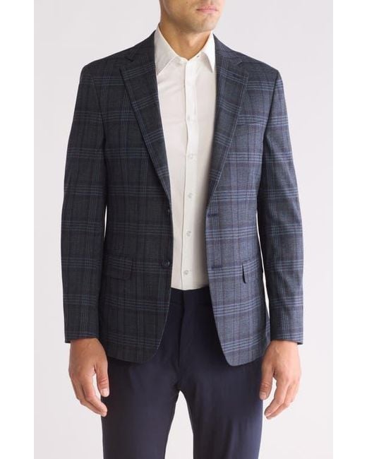 Original Penguin Port Plaid Sport Coat in Blue for Men Lyst