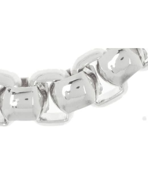 Nordstrom White Round Box Chain Necklace