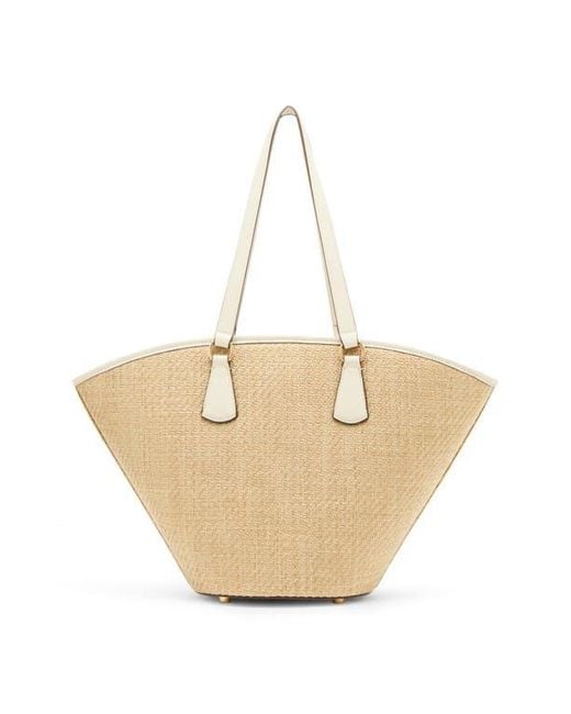 Anne Klein Natural Large Straw Tote Bag