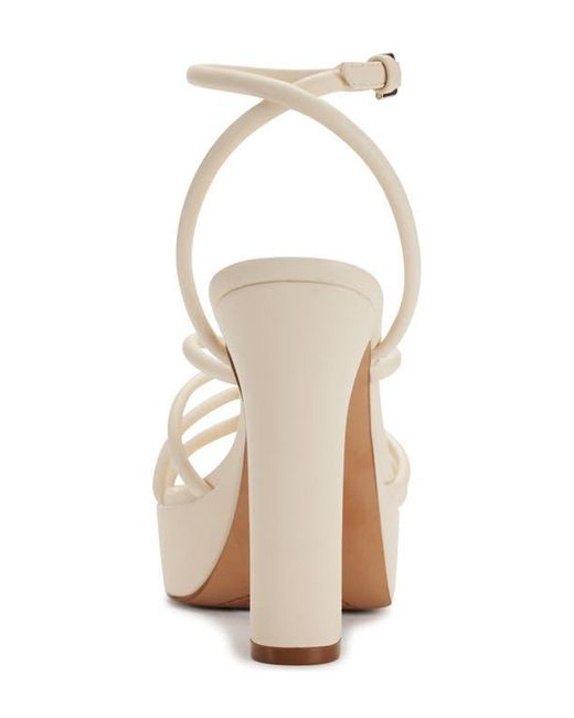 DKNY Natural Ankle Strap Platform Sandal