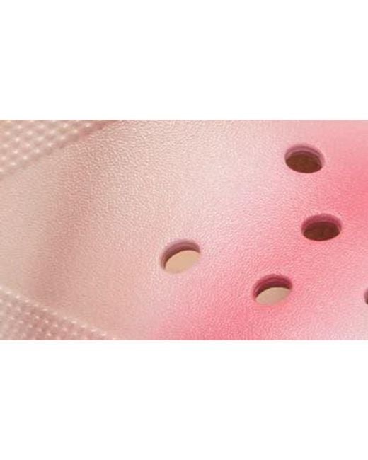 CROCSTM Pink Classic Color Dip Clog