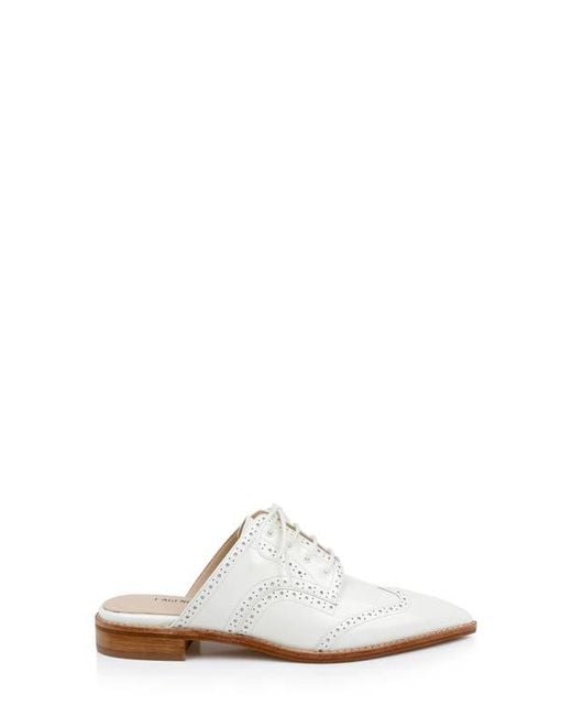 L'Agence White Lilou Mule