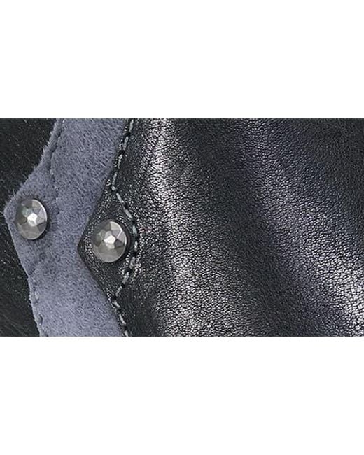 David Tate Gray Spike Stud Bootie