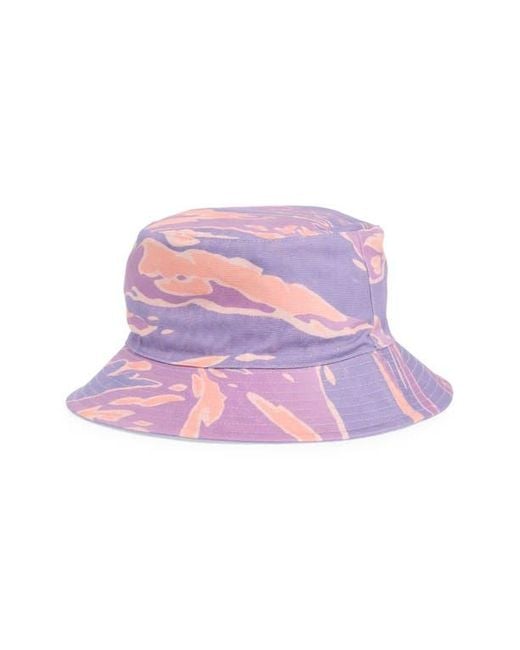 AllSaints Purple Solar Camo Bucket Hat