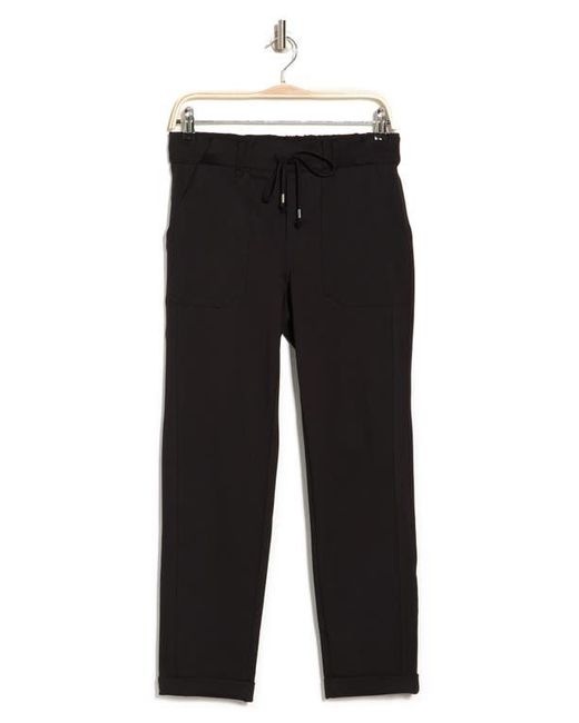 Democracy Black High-Rise Drawstring Utility Cargo Pants