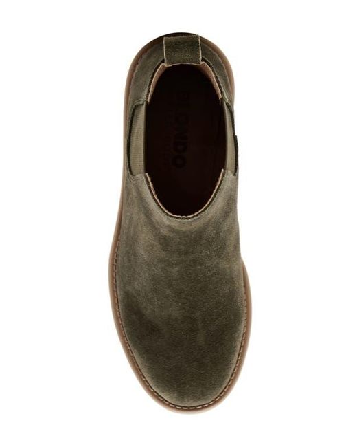 Blondo Green Waterproof Suede Chelsea Boots