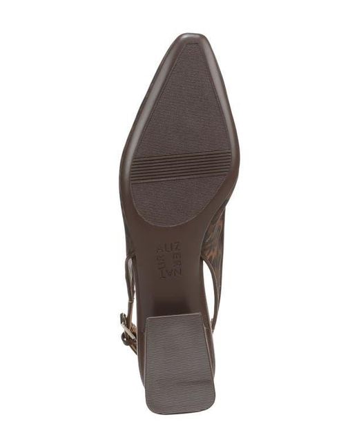 Naturalizer Brown Ginger Slingback Mesh Pump