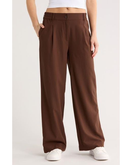 Beyond Yoga Brown Status Trousers