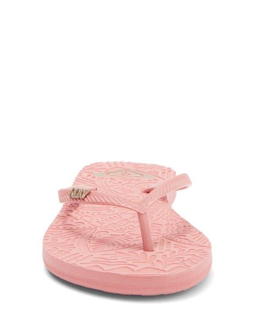 Roxy Pink Antilles Ii Flip Flop Sandal
