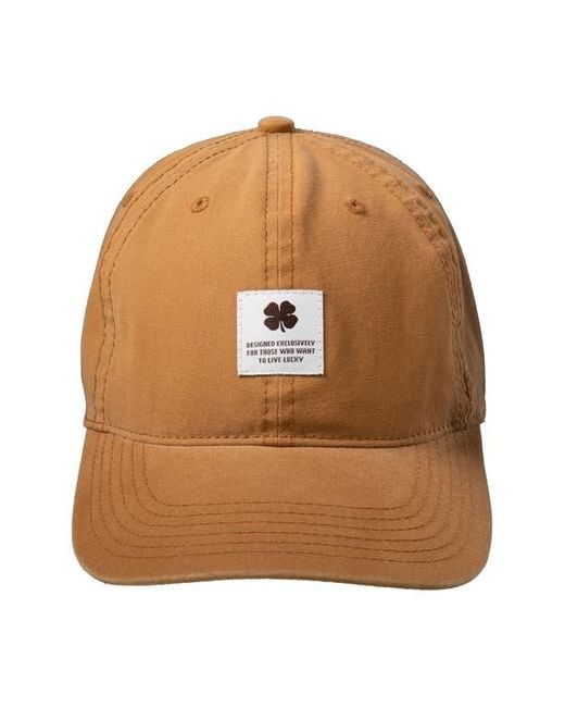 Black Clover Brown Zuma 3 Patch Baseball Cap for men