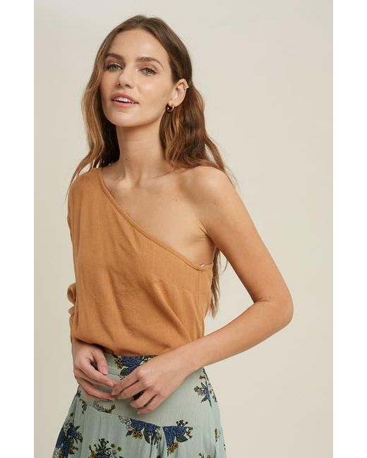 Wishlist Blue One-Shoulder Top