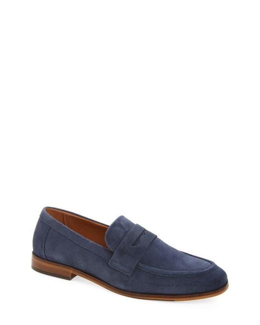 M By Bruno Magli Modena Suede Loafer, Blue Bruno Magli Modena Loafer in Blue for Men | Lyst main image 3