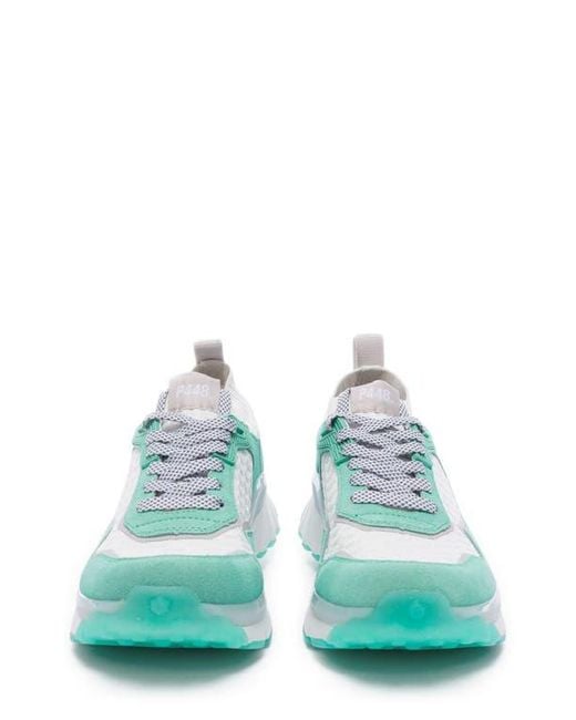 P448 Green Lightning Platform Sneaker for men