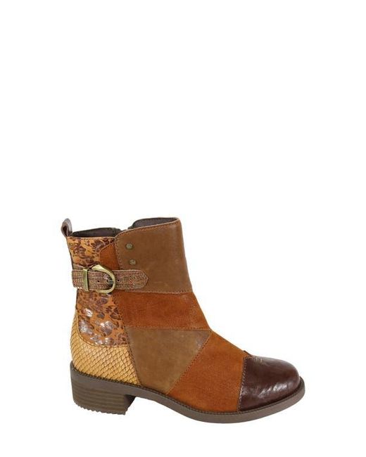 David Tate Brown Swinger Cap Toe Bootie
