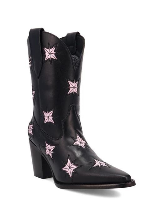 Dingo Black Starburst Western Boot