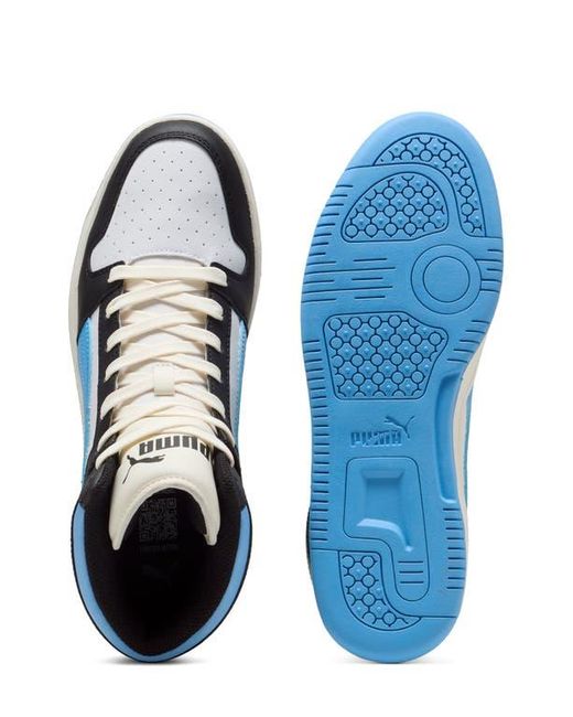 PUMA Blue Rebound Layup High Top Sneaker for men