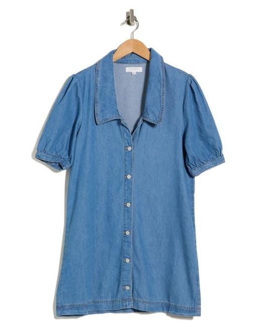 Habitual Blue Collared Dress
