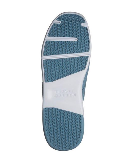 Travis Mathew Blue The Daily Ii Knit Sneaker for men