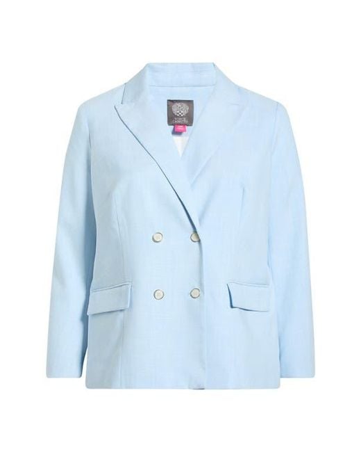 Vince Camuto Blue Double Breasted Jacket