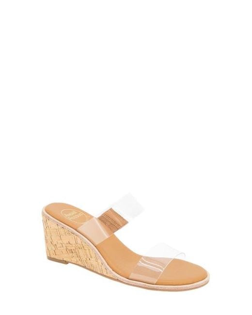 Andre Assous Natural Briella Wedge Sandal