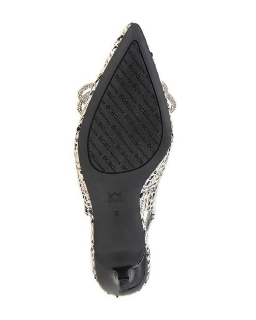 BCBGeneration Metallic Donna Slingback Pump