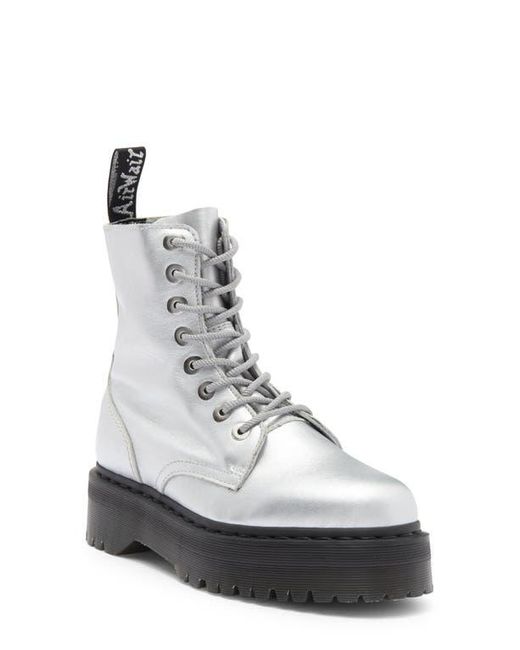 Dr. Martens White Jadon Platform Boot