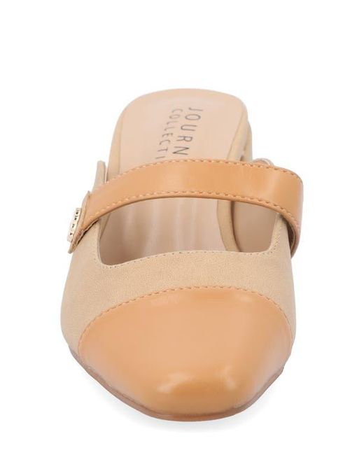 Journee Collection Natural Dalla Pump