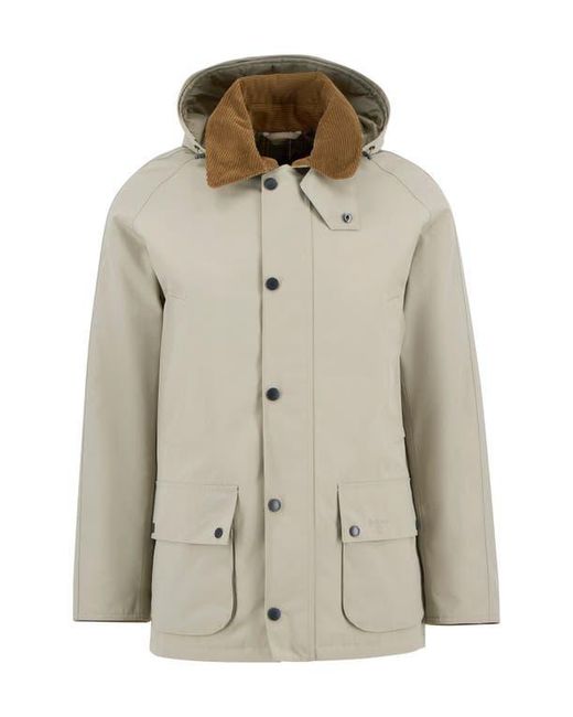 Barbour Gray Waterproof Ashby Winter Jacket for men