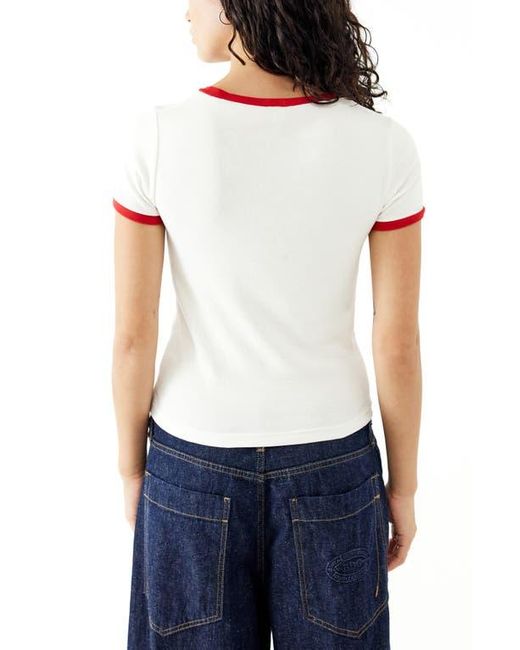 BDG White Ranger Cotton Graphic Baby Tee