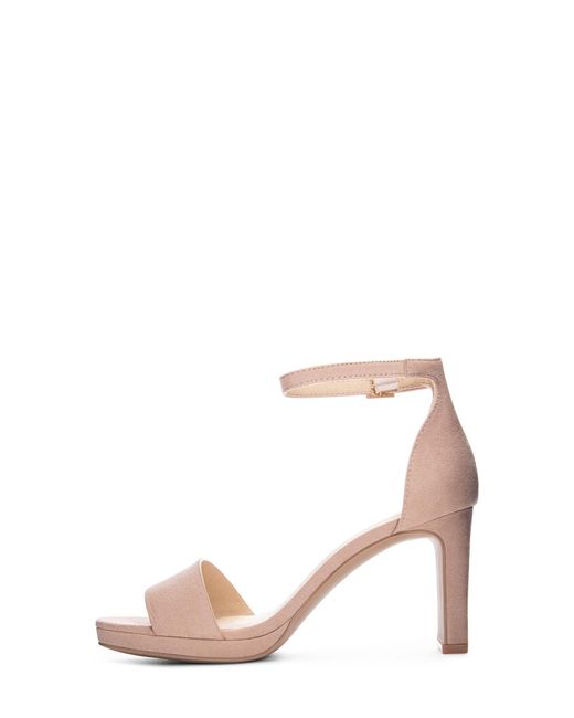 Chinese Laundry Pink Timi Square Toe Sandal