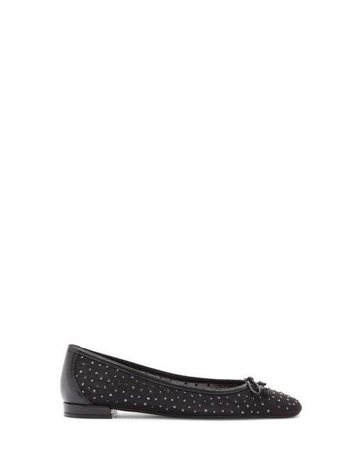 Stuart Weitzman Black Arabella Ballet Flat