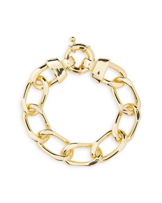 Argento Vivo Metallic Large Oval Chain Link Bracelet