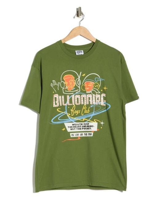 BBCICECREAM Green Lights Graphic T-Shirt for men