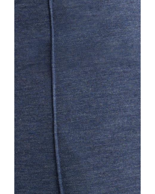 Bugatchi Blue Soft Touch Pintuck Knit Pants for men