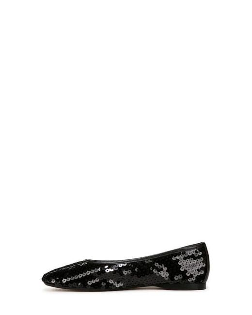 Vince Black Leah Sequin Ballet Flat