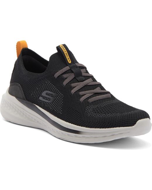 Skechers Black Gatlin Relaxed Fit Slip-On Sneaker for men