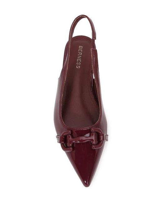 BERNESS Red Bit Slingback Flat