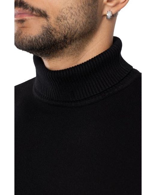Xray Jeans Blue Turtleneck Pullover Sweater for men