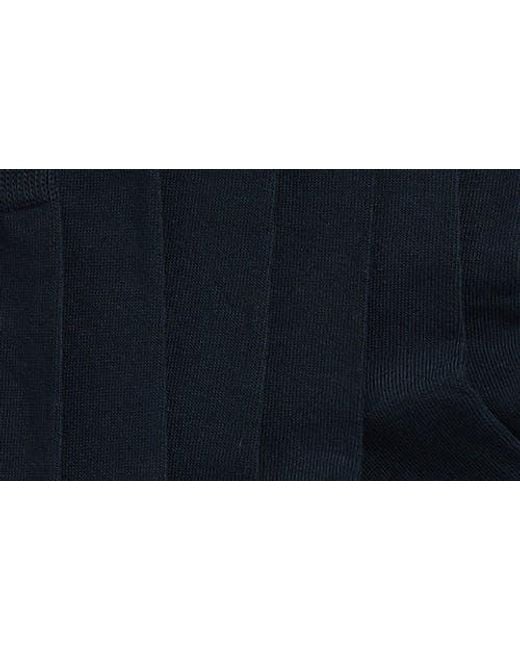 Ted Baker Blue Assorted 6-Pack Crew Socks for men
