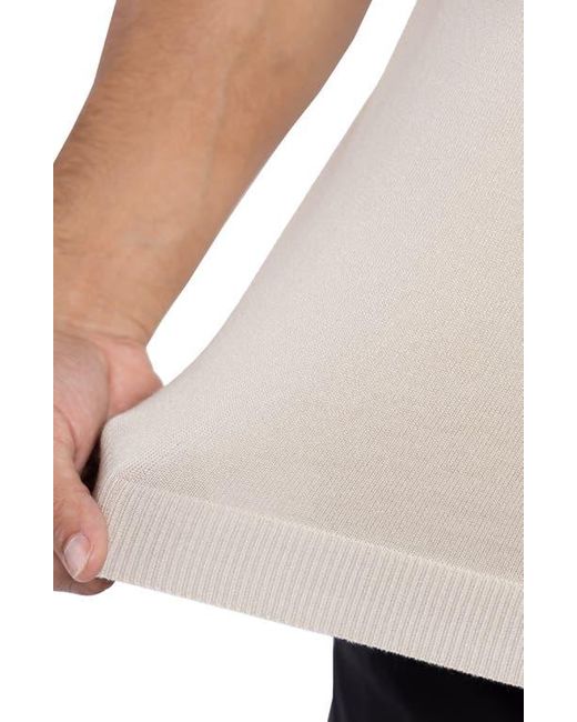 Xray Jeans White V-Neck Polo Sweater for men