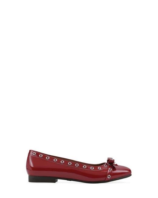 White Mountain Red Bodhi Ballet Flat
